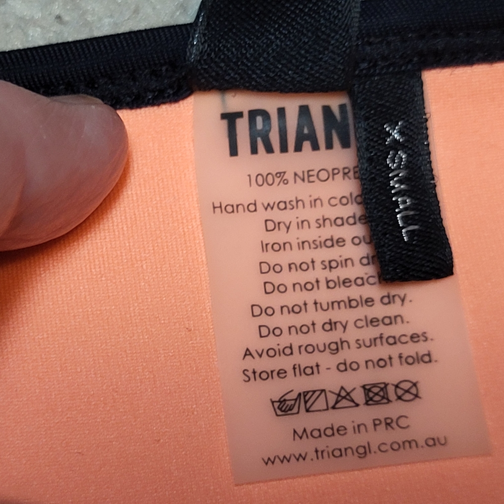 NWT Triangl Swimwear Vibrant Pink and Orange Bikini - Size S/XS - Picture 9 of 9